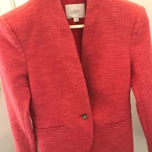 Ann Taylor Loft Red/Pink Blazer